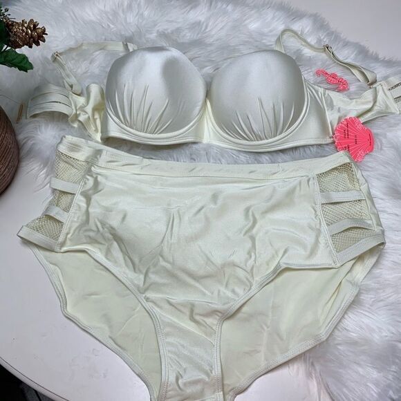 Coral Tropics by Apollo Plus Size Swimsuit sz 1X NEW​ #E216 - Picture 4 of 12